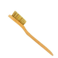 Brosse d'escalade en poils de sanglier avec manche en bois pour nettoyage de roches, impression de logo disponible