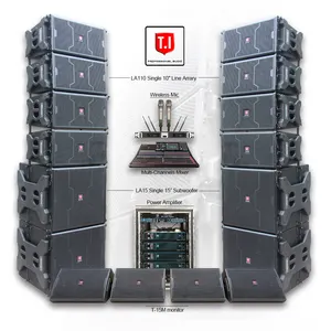 LA-110 2-Way Active Passive 10-Inch Line Array For Indoor Outdoor Shows Sound System With High Quality 2 Way Audio Speaker