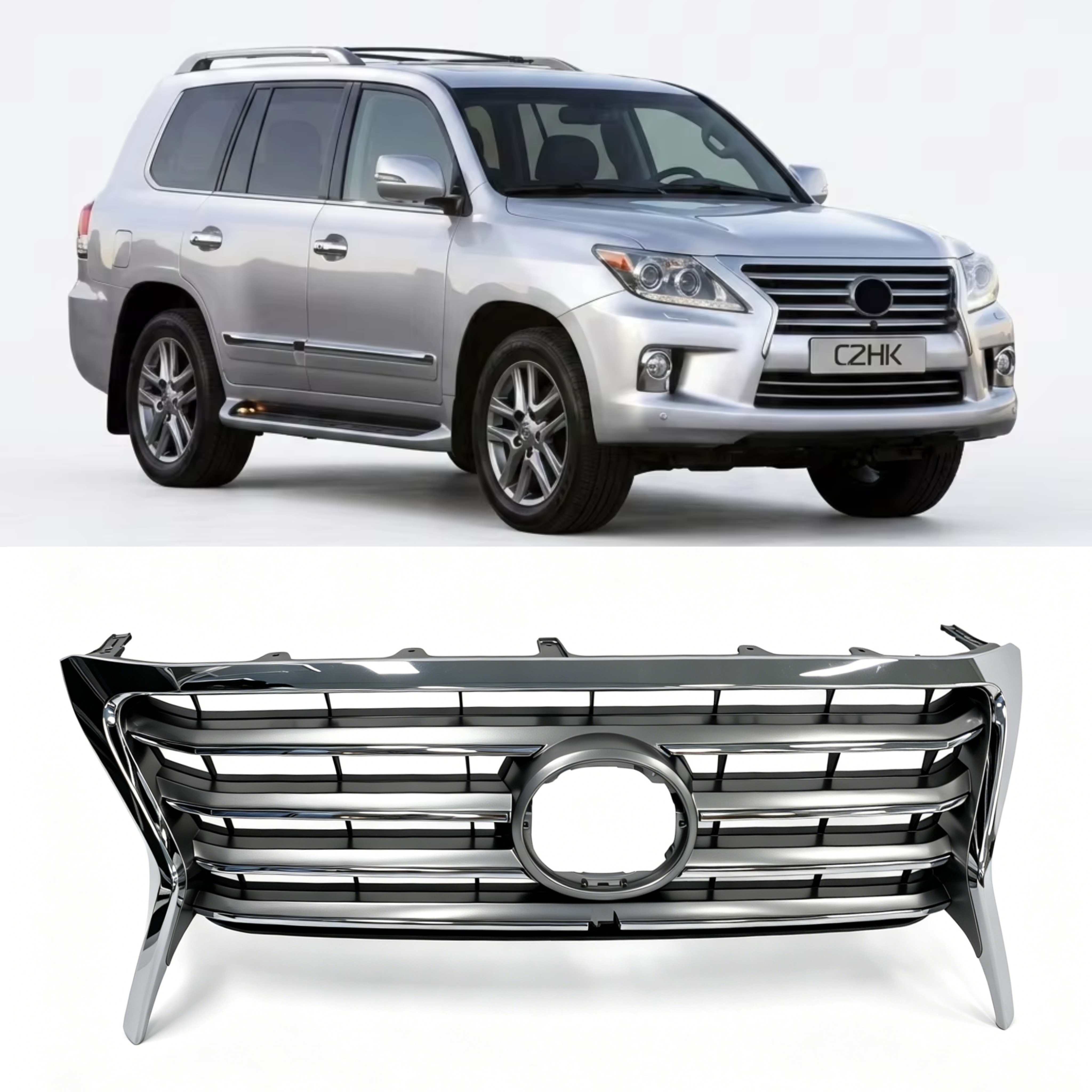 すべてのモデルの耐久性と堅牢性を備えたレクサス LX570 フロント