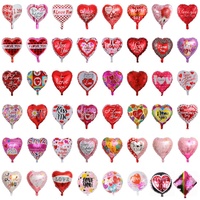 Ballon en feuille d'aluminium en forme de cœur de 18 pouces « JE T'AIME » pour la Saint-Valentin, décorations de mariage