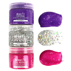 <span class=keywords><strong>Masque</strong></span> Facial pailleté de Style cosmétique coréen, étiquette privée, de beauté pour peau, Glam, retire les points noirs - Product Image 2