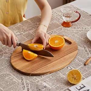 Tabla de Cortar de Madera de Alta Calidad al por Mayor, Diseño Moderno, Forma Ovalada, Superficie Pulida, Apta para Lavavajillas, Uso en la Cocina - Product Image 3