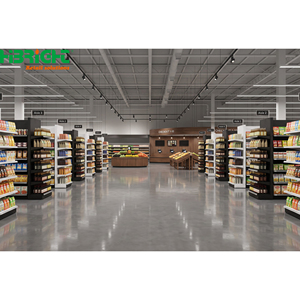 Service de conception d'intérieur de supermarché, rendu 3D, plan d'aménagement pour magasin d'alimentation et de produits frais - Product Image 3