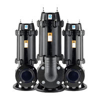 Pompe submersible pour eaux usées de 5 CV, usage marin, aspiration puissante, 220V/380V/440V en option, fonctionnement automatique