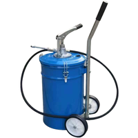 Pompe à seau en acier personnalisable OBBL 18L, manuelle, basse pression, pour graisse/huile dans l'industrie automobile, support OEM