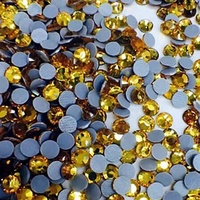 Strass thermocollants Premium Volcano AB en verre arc-en-ciel à dos plat pour vêtements, transferts brillants, décoration DIY et art