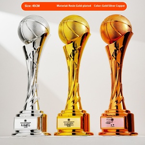 Trofeo grabado en resina chapada en oro Premios 45cm Deportes Baloncesto Fútbol Deportes Premios <span class=keywords><strong>Trofeos</strong></span> de regalo - Product Image 6