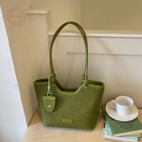 Sac à bandoulière en PU gaufré imitation tissé, grande capacité, ouverture supérieure, multifonctionnel, pour femme