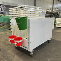Petite huche pour veaux Hangar pour vaches Cages pour bovins Maison Huche pour veaux pour équipement d'élevage agricole