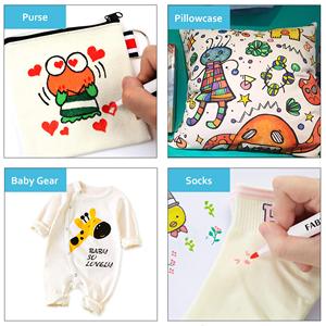 Marcadores de Tela Personalizados a Prueba de Agua, Borrables con Base de Agua, con Puntas Planas/Oblicuas, 24 Colores - Product Image 5