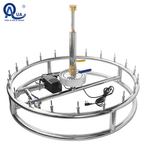 Blue Fiber Optic Fountain Outdoor Water Feature Decorative <b>Garden</b> <b>Pool</b> Landscape Lighting - Product Image 2