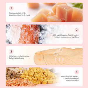 Friandises pour animaux de compagnie à base de caille lyophilisée pour chiens et <span class=keywords><strong>chats</strong></span>, collations naturelles riches en protéines, <span class=keywords><strong>hypoallergéniques</strong></span>, récompenses d'entraînement, fabriquées en Chine - Product Image 3