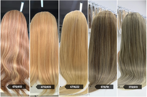 Perruque Lace Front Brésilienne Balayage avec Racines Ombrées Blondes, Cheveux Remy, Densité 150%, Sans Colle, En Stock - Product Image 3