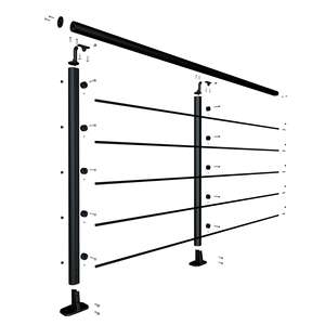 Juego de barandillas. 1,50 M. Usar como escaleras, rieles de parapeto, rieles de barandilla de patio o balcón adecuados <span class=keywords><strong>para</strong></span> uso en interiores o exteriores. - Product Image 4