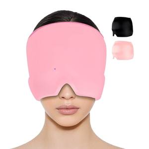 Offre Spéciale rose noir femme médicale pour maux de tête soulagement de la migraine chapeau migraine soulagement des maux de tête capuchon de gel de glace - Product Image 1