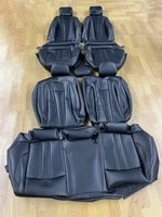 Sièges baquet de luxe sport racing pour voiture, avec panneau en fibre de carbone personnalisé et revêtement en cuir, version améliorée RS pour Audi A3 A4 A5 A6 A7 Q3 Q5 Q7 Q8