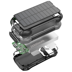 Bancos de energía de gran capacidad de alta calidad, Banco de energía portátil de 26800Mah para estación de energía portátil de carga de coche/ - Product Image 4