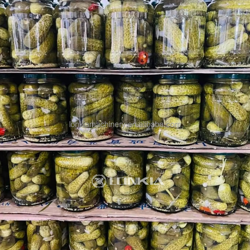 Complete Pickled Gherkin Cucumber Processing Line