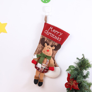 Ventes directes Décorations de Noël: petites chaussettes <span class=keywords><strong>du</strong></span> Père Noël, ornements d'arbre de Noël, sacs-cadeaux de bas de Noël - Product Image 3