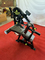 Machine à extensions de jambes à charge libre, série trois rails, avec coussin dorsal 8 positions, protège-tibias, bras de torsion, 5 niveaux de résistance, en acier inoxydable