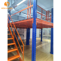 Plateforme de rayonnage en acier multi-niveaux pour entrepôt, stockage de marchandises, conception industrielle gratuite