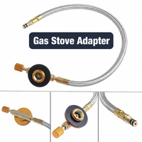 Adaptateur de réchaud à gaz extérieur personnalisé en gros pour OEM, accessoires portables pour réchaud au butane