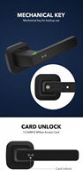 Dernière conception délicate Split Style Rfid Carte Clé Ouverture Smart Hotel Lock Factory