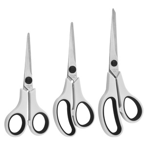 Văn phòng cung cấp sắc nét bằng thép không gỉ tiện ích kéo trắng Gia đình may Giấy cắt kéo - Product Image 5