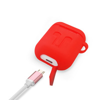 Coque de protection antichoc en silicone compatible avec Apple AirPod 2 et 1