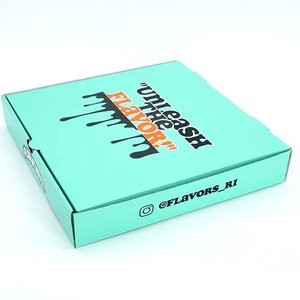 Stampa personalizzata Caixas Para pizze 9 10 11 12 14 18 pollici <span class=keywords><strong>Burger</strong></span> <span class=keywords><strong>Pizza</strong></span> scatole flauto cartone ondulato <span class=keywords><strong>Pizza</strong></span> - Product Image 3