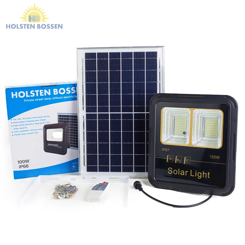 Hb-D Kit Panel Lampu Sorot Led Panel Surya, Lampu Sorot untuk Penerangan Dalam dan Luar Ruangan