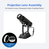 Ensemble d'objectifs de projection de 42 mm en verre optique pour lampes de projecteur, éclairage photographique, composants optiques, revêtements personnalisés