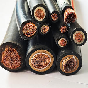 Kabel Las Tembaga Murni Fleksibel Tinggi 10 25 35 50 70mm 95mm2 Kabel Las Oranye Kabel Las Berinsulasi Ganda - Product Image 2