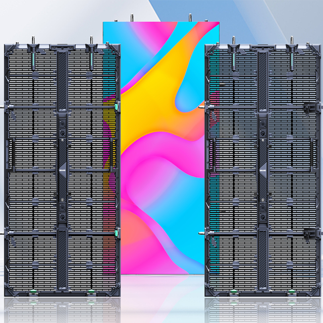 Led Display Screen 500x1000mm Video Wall Panels Giant Advertising Screens for Outdoor P3 Cabinet Panel Frame Transparent