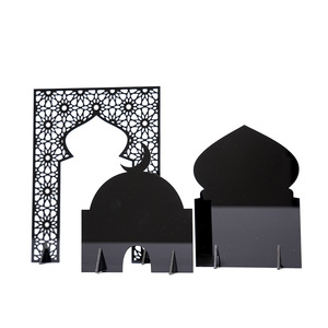ZHIFAN regalos islámicos Ramadán Eid Mubarak mezquita forma Mehrab acrílico decoración del hogar con impresión Digital <span class=keywords><strong>de</strong></span> alta calidad - Product Image 1
