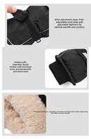 Gants de ski pour l'hiver, pour la conduite en plein air, pour les motos, coupe-vent, imperméables et résistants au froid, pour hommes, avec écran tactile, antidérapants et en velours