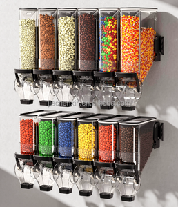 Jiachenxin Lớn số lượng lớn kẹo tường Dispenser trọng lực thực phẩm Dispenser với kẹo tường trong Rack hiển thị cho Cửa hàng kẹo - Product Image 2