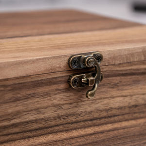 Caja de madera personalizada para joyería, caja de almacenamiento de recuerdo de madera para regalo - Product Image 6