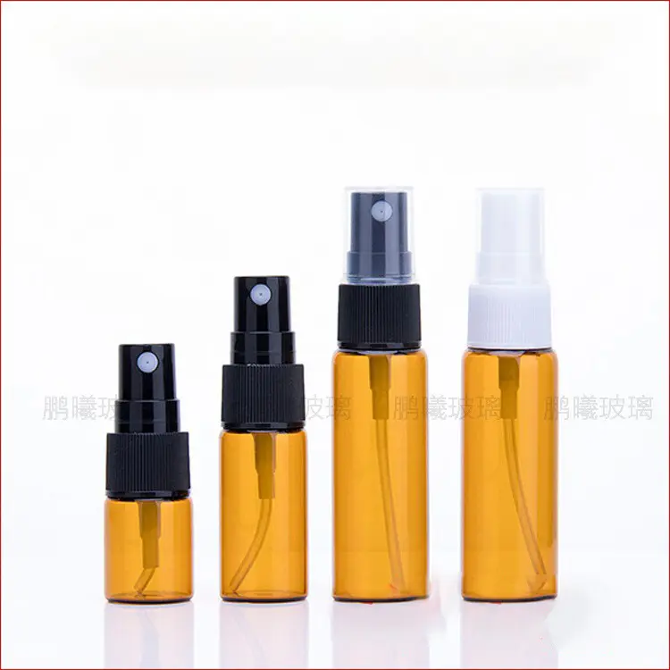 ガラス香水瓶5mlブラウンスプレーボトル10mlブラウン香水瓶2ml 3ml 10ml