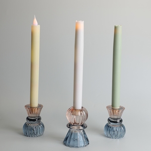 Portacandele Home Decor <span class=keywords><strong>2023</strong></span> nuovo arrivo colorato gradiente rampa portacandele per cono candela di vetro natale - Product Image 2