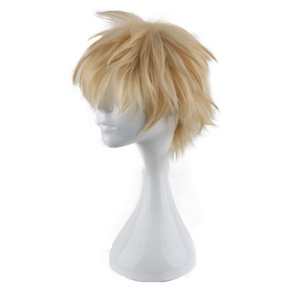 Mi héroe Academia <span class=keywords><strong>Bakugou</strong></span> Katsuki peluca <span class=keywords><strong>Anime</strong></span> <span class=keywords><strong>Cosplay</strong></span> corto peluca rubia - Product Image 5
