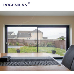 Porte coulissante triple vitrage en aluminium Rogenilan pour balcon extérieur, écoénergétique, sécurisée, avec fonction de levage et de glissement - Product Image 6