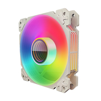Ventilateur de refroidissement à air DC 12V personnalisé Manmu pour ordinateur, ventilateur LED RGB 120 mm avec télécommande pour ventilateurs gamer