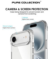 Coque de protection antichoc transparente de luxe pour iPhone 17 Air 15 14 Plus 13 12 11 17 Pro Max 16E