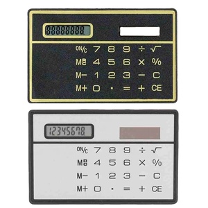 <span class=keywords><strong>Calculatrice</strong></span> d'énergie solaire ultra mince à chiffres avec conception de carte de crédit à écran tactile Mini <span class=keywords><strong>calculatrice</strong></span> portable pour école de commerce - Product Image 5