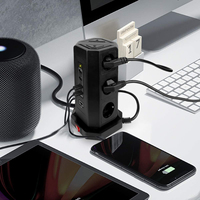 Harga grosir EU US UK AC soket kabel listrik jenis menara Multi-channel Smart USB Power Outlet