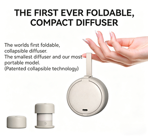 Portable Foldable Aroma Essential Oil Diffuser <b>Battery</b> <b>Operated</b> Scent Diffuserwith LED Lighting for Travel Use - Product Image 5