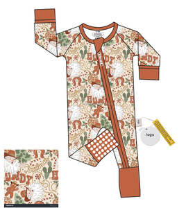 Pyjamas pour enfants à poignées personnalisées, pyjamas unisexes pour bébés, vêtements pour enfants, combinaisons pour bébés, NB-5T - Product Image 4