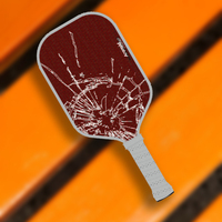 Raquettes de pickleball en fibre de carbone de haute qualité, approuvées par l'USAPA, avec noyau en PP nid d'abeille T700 thermoformé, épaisseur 16 mm