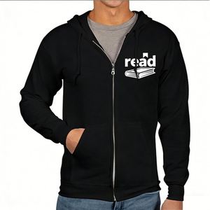 Customized Promotional <b>Hoodies</b> OEM Adult Light Weight Zip-Up Hooded Sweatshirt - Product Image 1